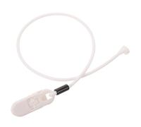 Hearing Aid Anti-Lost Silicone Lanyard Clip Strap for Single Ear | White Removable Cord, Adjustable Fit with Dual-end Fasteners, Skin-friendly Design for Seniors and Tremor Users