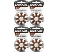 Hearing Aid Batteries Size 312 for Advanced Hearing Aid Devices, 8 Count (Pack of 4)
