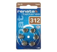 Hearing Aid Battery 312 Silver-Oxide PK6 Long-Life 1.4V Zinc-Air Small Mini-Size