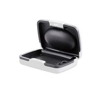 Hearing Aid Case Hard Storage Box with Battery Compartment for BTE CIC ITE ITC Hearing Aids Portable
