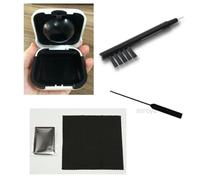 Hearing Aid Case with Hearing Aid Cleaning Kits,Portable Waterproof Hearing Aid Protection Storage Box,Built in High Elastic Silicone Air Cushion Ball,Anti-Drop Protective Cases to Prevent Broken
