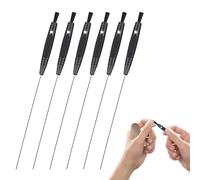 Hearing Aid Cleaning Kits 6 Pcs Multifunctional Hearing Aid Cleaning Wire Hearing Aid Cleaning Brush Hearing Aid Accessories Hearing Aid Cleaner for Hearing Aid Tubes