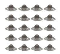 Hearing Aid Domes 10mm - 20PCS Soft Silicone Hearing Aid Open Domes, Washable Replacement Hearing Aid Ear Tips, Hearing Aid Accessories Parts for Seniors with Hearing Loss