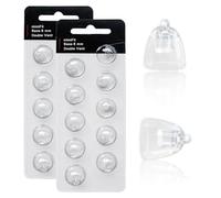 Hearing Aid Domes for Oticon Replacements, 20 Pcs 8mm Oticon Minifit Double Vent Bass Domes Universal Hearing Aid Accessories for Oticon Hearing Aid Supplies (8mm)