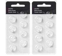 Hearing Aid Domes for Oticon Replacements, Hearing Aid Accessories Compatible with Oticon MiniFit, 8mm Double Vent Hearing Aids Domes