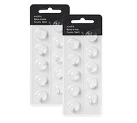 Hearing Aid Domes for Oticon Replacements,Oticon Minifit Double Vent Bass Domes (10 mm/2 Pack),Universal Domes for Oticon Hearing Aid Supplies.