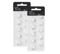Hearing Aid Domes for Oticon Replacements,Oticon Minifit Double Vent Bass Domes (12 mm/2 Pack）,Universal Domes for Oticon Hearing Aid Supplies.