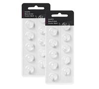 Hearing Aid Domes for Oticon Replacements,Oticon Minifit Double Vent Bass Domes (6 mm/2 Pack）,Universal Domes for Oticon Hearing Aid Supplies.