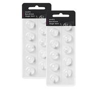 Hearing Aid Domes for Oticon Replacements, Oticon Minifit Double Vent Bass Domes (6 mm/2 Pack), Universal Domes for Oticon Hearing Aid Supplies (8 mm Single Vent)