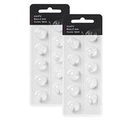 Hearing Aid Domes for Oticon Replacements,Oticon Minifit Double Vent Bass Domes (8 mm/2 Pack）,Universal Domes for Oticon Hearing Aid Supplies.