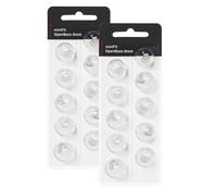 Hearing Aid Domes for Oticon Replacements,Oticon Minifit Open Bass Vent Domes (8 mm/2 Packs）,Universal Domes for Oticon Hearing Aid Supplies.