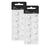 Hearing Aid Domes for Oticon Replacements,Oticon Minifit Open Vent Bass Domes (6 mm/2 Pack）,Universal Domes for Oticon Hearing Aid Supplies.
