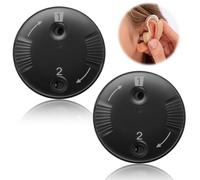 Hearing Aid Filters Hearing Aid Cerumen Guard Dust-Proof Cerumen Cap Earwax Filter for Phonak Hearing Aids, Professional Cerumen Filter Baffle, Ear Wax Guard for Hearing Aid Accessories Black