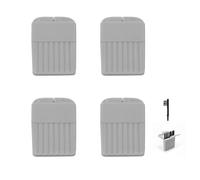 Hearing aid Wax Guards Filters Cerumen Stop Wax Traps for Phonak, Unitron, Widex Hearing aids Cleaner with Cleaning Brush kit Tools and Carry case - 4Packs/32 Filters (4) from SZYKKO