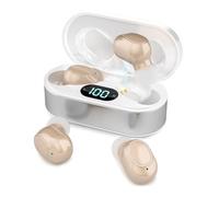 Hearing Aids for Seniors - Rechargeable with Noise Cancellation - Hearing Amplifier for Hearing Loss - In-Ear - Gifts for the Elderly
