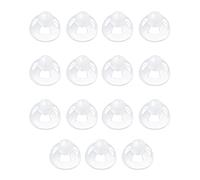 Hearing Amplifier Dome Open Ear Tip Transparent Soft Silicone Ear Plugs Earbuds 15PCS 9mm