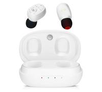 Hearing Amplifier for Seniors, Rechargeable Sound Amplifier with Noise Cancelling, Portable Charging Case, Adjustable Volumes, All-Day Comfort, Voice Enhancer Devices for Elderly to Clear Sound