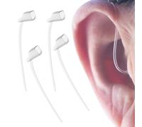 Hearing Amplifier Safety Line - 4 Pieces Comfortable Flexible Clip | Non-Slip Hearing Amplifier Retention Cord for Daily Wear, Sports, Outdoor Activities, Work, Sleeping, Travel, Social Events