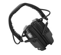 Hearing and Noise Reduction Earmuffs, Electronic Shooting Ear Defenders,Protection Foldable Shooters Hearing Earmuff Fits Adults and Kids(14 * 13 * 11cm-black)