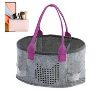 Hearing Doll Storage, Felt Cloth Music Case, Music Carrying Bag, Compact & Lightweight, Multi-Functional Design, 26x17x15cm/10.24x6.69x5.91 Inches for Mobile