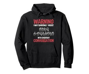 Hearing Impaired Deaf Sign Language Pullover Hoodie