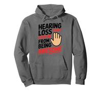 Hearing Loss Can'T Stop Me From Being Awesome, Hearing Loss Pullover Hoodie