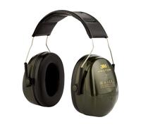 3M PELTOR Optime II Earmuffs, 31 dB, Green, Headband, H520A-407-GQ