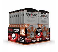 Hearing360 120 Rayovac Extra Hearing Aid Batteries Model 312 (15 Blister Packs of 8 Batteries)