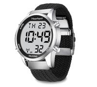 Hearkent Atomic Digital Talking Watch British English Speaking Big Numbers