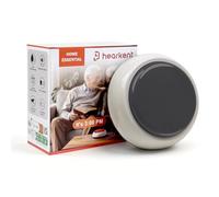 Hearkent Talking Clock, English & Spanish, Big Button Tell Time Date, Grey