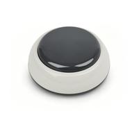 Hearkent Talking Clock, English & Spanish, Big Button Tell Time Date, Grey | For Visually Impaired Blind Elderly, 3 Alarms, Hourly Chime, 5 Volumes Clear Sound, Tap-to-Speak Time, Easy to Use