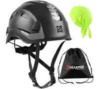 HEARMOR Industrial Helmet for Working at Heights - Adult Construction Helmet with EN12492 Certification, EN397 Shock Absorption and Penetration Resistance
