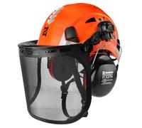 HEARMOR Mervex Forest Air - ABS Safety Helmet for Forestry Aerial Workplaces - EN12492 Certified - Meets EN397 - Shock & Penetration Resistant - Construction Worker Safety Helmet