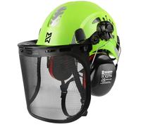 HEARMOR Mervex Forest Air - ABS Safety Helmet for Forestry Aerial Workplaces - EN12492 Certified - Meets EN397 - Shock & Penetration Resistant - Construction Worker Safety Helmet