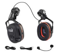 HEARMOR Shield LD HM Bluetooth Ear Defenders, SNR 32dB EN352 Compliant Helmet Accessory Helmets, with Ambient Sound Awareness, Built-in Mic for Mowing, Forestry & Construction
