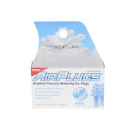 HEAROS AirPlugs Airline Pressure Reducing Earplugs, 1 Pair + Free Case, Latex Free Silicone, Reduce Ear Pain, NRR 20, Clear (5805)
