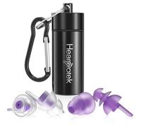 Hearprotek Sleeping Ear Plugs, 2 Pairs Ear Plugs Ultra Soft Noise Reduction and Hearing Protection for Side Working, Sleepers, snoring, Construction-32db & 30db Purple