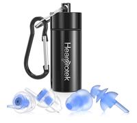 Hearprotek Sleeping Ear Plugs, 2 Pairs Ear Plugs Ultra Soft Noise Reduction and Hearing Protection for Side Working, Sleepers, snoring, Construction-32db & 30db Blue
