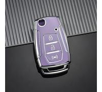 HEARSO Car Key Cover Case TPU Car Remote Key Case Cover Shell, for SsangYong Kyron 2 Sanka Actyon Korando Tivoli With key chain key ring