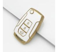 HEARSO TPU Car Key Shell Fob Case Remote Key Cover Protector, for SsangYong Kyron 2 Sanka Actyon Korando Tivoli Keychain Accessories