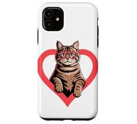 Heart American Bobtail Glasses Case for iPhone 11