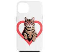 Heart American Bobtail Glasses Case for iPhone 13