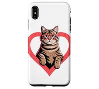 Heart American Bobtail Glasses Case for iPhone XS Max