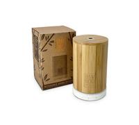 Heart and Home Bamboo Electric Essential Oil Aroma Diffuser - Usb Powered With Led Light And Auto Shut-Off