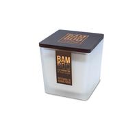 Heart and Home Bamboo Patchouli & Guaiac Wood Large Soy Candle - 40 Hours Burn - Crackling Wick