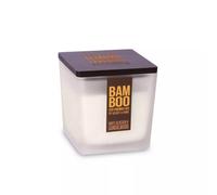 Heart and Home Bamboo White Blossom & Sandalwood Large Soy Candle - 40 Hours Burn - Crackling Wick