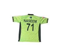 Heart and Sole Manchester Pakistan Cricket Team Shirt - Pakistan 2025 ICC Champions Trophy - Short Sleeve - Naseem Shah - Shirt Number 71 Green