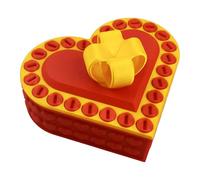 Heart Annoying Gift Box with Twist Storage, Funny Prank Gift Box with Screws, Fun and Engaging Gifts, 3D Printed Gift Boxes, Valentine's Day Desktop Decorations for Small Jewellery Cash