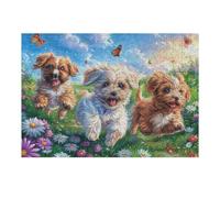 Heart Apple Fairy Forest 300 Piece Pack Classic Jigsaw Puzzle Couple Puzzle Partners Ultra Difficult Wall Decor Easter New Year Creativity & Gift Giving 300 PCS