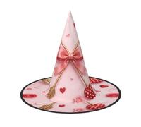 Heart Arrows Print Witch Hat Halloween Party Cosplay Costume Accessory
